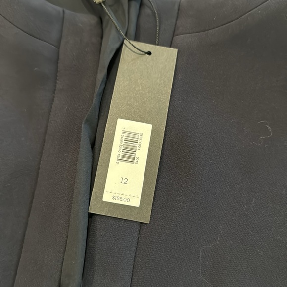 NWT 🏷️ Banana Republic Women’s 3/4 Ruffle Sleeve Navy Blue Blazer size 12 - Picture 6 of 13